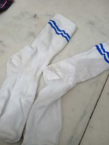 Blue Striped Socks
