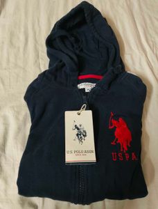 U.S. Polo Assn. Hooded Sweatshirt (M SIZE)