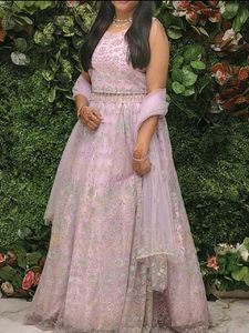 Lehenga 💜🔥 Lavender Crop top lahanga