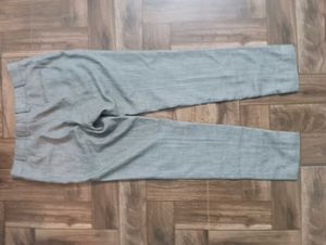Gray Casual Pants