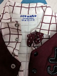 Maroon Colour  Suit Dress For Boys