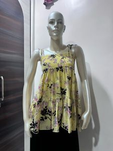 Floral Yellow Top
