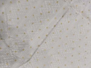 Cotton White saree