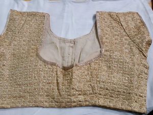 Golden Sequin Embellished Blouse
