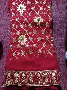 Heavy Bridal Dress Material