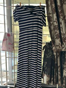 Western Midi Blue Color Dress