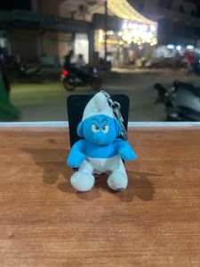 McDONALDS HAPPY MEAL TOY SMURF KEYRING