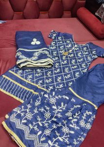 Silver Gota Work Suit Set