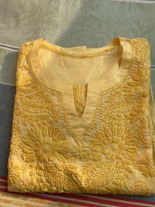 Pure Cotton Lucknowi Kurti