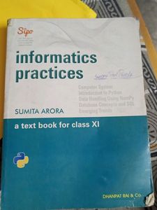 Sumita Arora Class 11 Informatics Practices IP