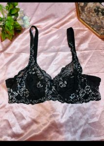 Elegant Black Lace Bra