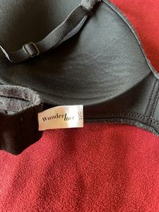 Set Of 4 Wunderlove By Westside And Enamor 32C Cotton Black Bra