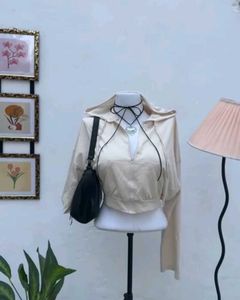 Nude Crop Top Jacket