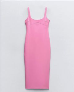 ZARA PINK VIRAL DRESS🌸🎀👙🧞‍♀️👚🩷👛🦩🩰🎟