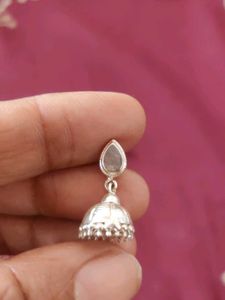92.5 Pure Silver Jhumka (Small)