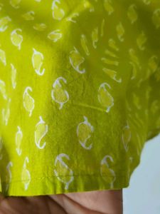 Green Printed Kurti