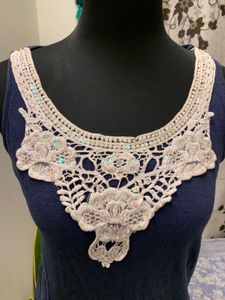 Lace Trim Tank Top