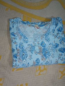 Floral Print Kurta
