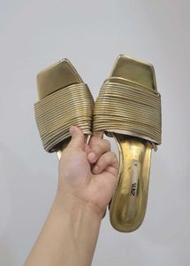 Original Zara Gold Heels