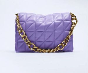 Zara Quilted Chunky Chain Bag