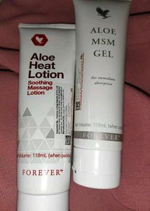 Forever Aloe Heat Lotion + MSM Gel