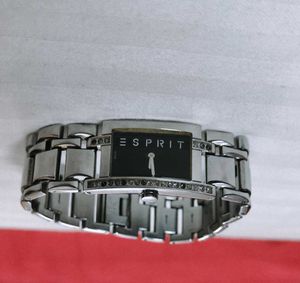 ESPRIT Houston Women Silver Zirconia Wrist Watch