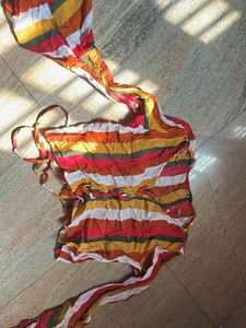 Striped Spaghetti Strap Top