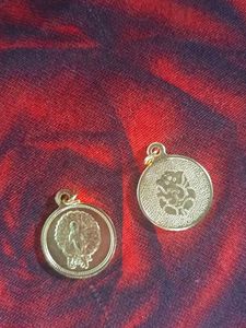 Gold Plated Pendants god ganesha &amp; muruka