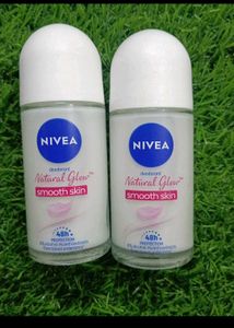 2 Nivea Natural Glow Smooth Skin Deodrant