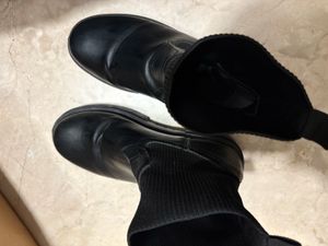 Black Sock Boots