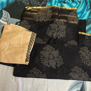 Light Weight Black Saree