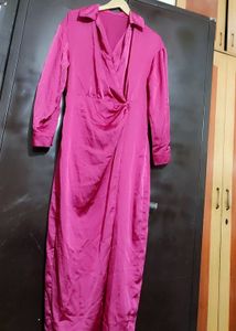 Rose Color Dress For Girl Or Women 36 Bust