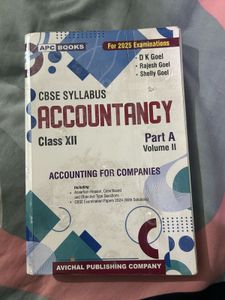 Accountancy Class 12 CBSE PART A Nd B. Books