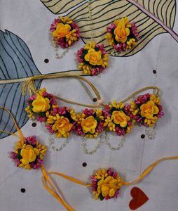 Brand New Haldi Jewellery Set