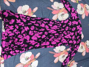Floral Maxi Dress (Belt Not Included)