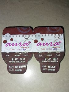 Misty Grey Colour Lence .. 3 Pair