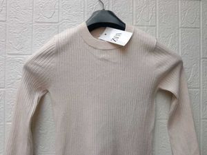 New with tag ZARA Pinterest Elegant Ribbed Knit To