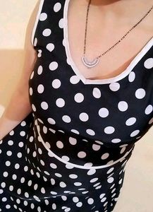 Polka Dot Dress Very Pretty No Defect🌸💕