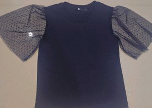 Stylish black top and bottom