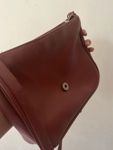 Vintage Burgundy Shoulder Bag