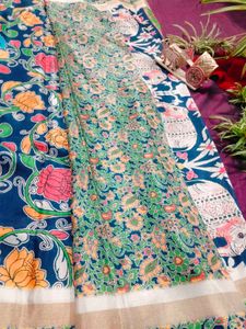 Floral Print Saree