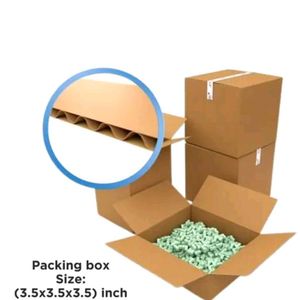 Corrugated Box, 3.5×3.5×3.5&#34; Inch, Pack Of 50