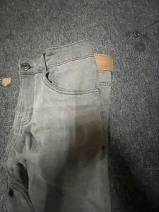Gray Denim Jeans