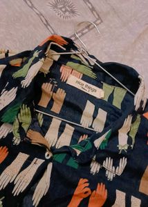 Patterned Long Sleeve Shirt