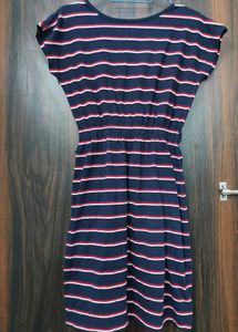 Striped Casual Dress (S)