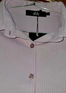 H&amp;M Cropped Shirt