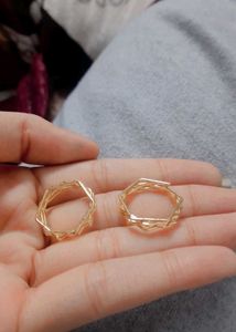 Geometric Gold Earrings