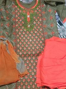 Embroidered Kurta Set