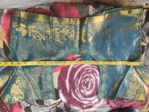 Blue Pure Kanchipuram Tissue Silk Blouse