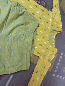 Beautiful Cotton Kurti Pant Set